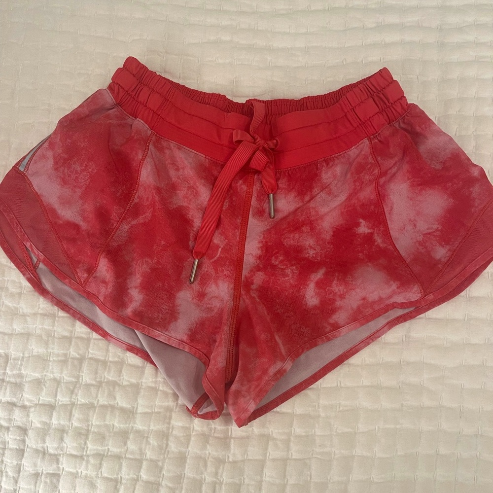Lululemon Hotty Hot Short Pink Tie Dye